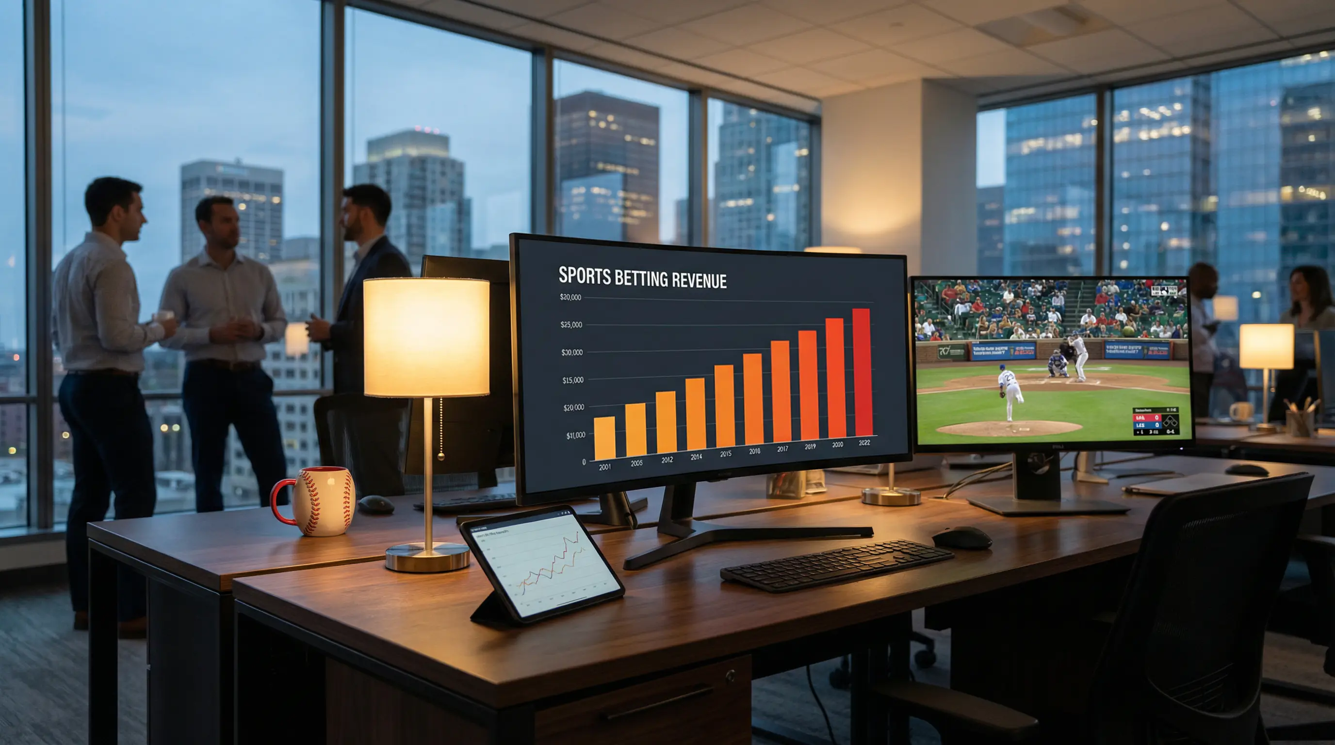 Cifras del mercado de apuestas deportivas MLB con datos de ingresos y handle en 2025