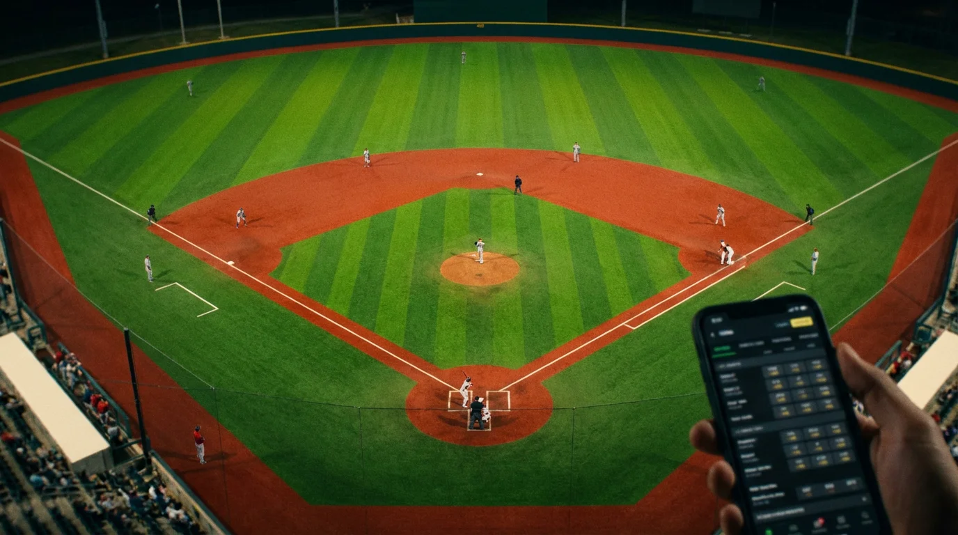 Tipos de apuestas en béisbol MLB con cuotas en pantalla